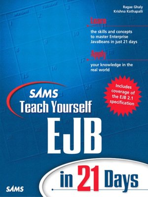 cover image of Sams Teach Yourself EJB in 21 Days